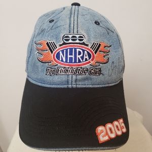 NHRA Top Eliminator Club 2005 Signed Hat Pomona